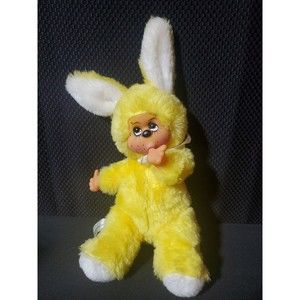 𝅺Vintage Atlanta Novelty Gerber Rabbit Plastic Face Sucks Thumb ~12" in. tall
